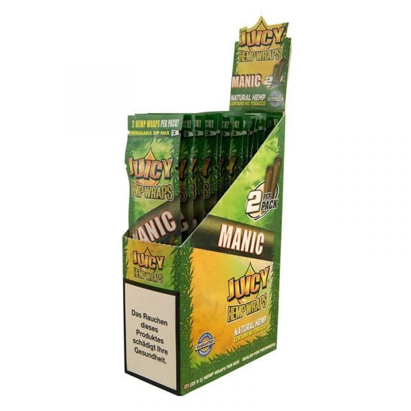 Juicy Jays Hemp Wraps - Mango Papaya - Whole showbox