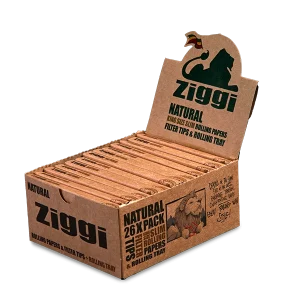 ZIGGI NATURAL PAPERS SHOWBOX X26