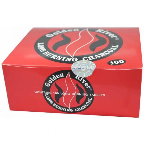 Golden River Shisha Charcoal Tablets whole showbox